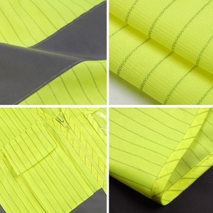 लौ <span class=keywords><strong>retardant</strong></span> और विरोधी-स्थिर उच्च दृश्यता परावर्तक सुरक्षा निहित लोगो मुद्रण का समर्थन करता है - Product Image 5