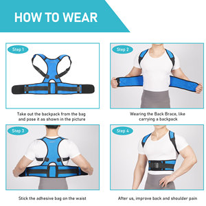 Corrector de Postura Ajustable con Logotipo Personalizado para Hombres y Mujeres |   Soporte Lumbar Transpirable para Corrección de Cifosis - Product Image 6