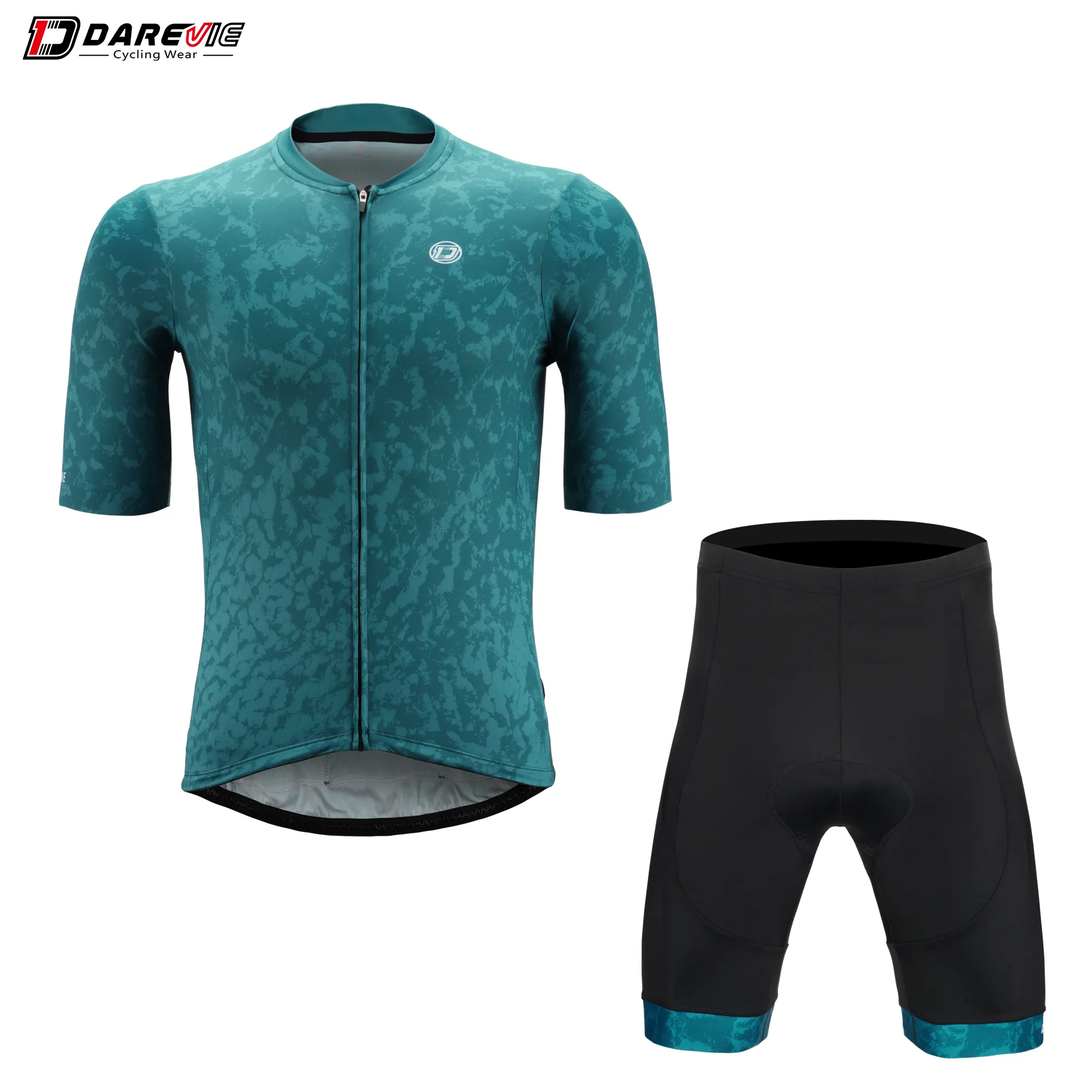 Darevie OEM ODM Factory Price Bicycle Clothing Wear Set Short Sleeve Cycling Jersey For Mens