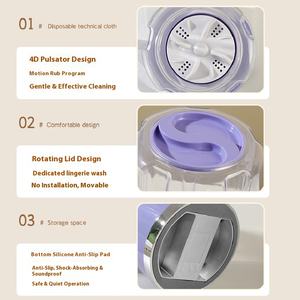 เครื่องซักผ้าไร้สายแบบพกพา CUP แบบข้ามพรมแดนสำหรับชุดชั้นในและถุงเท้า - Product Image 4