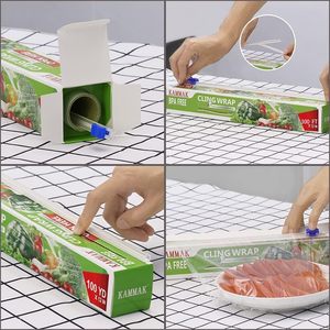 Film alimentaire étirable 300 pieds x 12 pouces sans BPA, compatible micro-ondes, pour la cuisine - Product Image 3