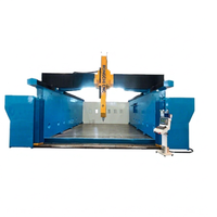 Meilleur prix, machine de sculpture sur bois CNC 5 axes, commande PLC, moteur servo, routeur de fraisage 3D pour PVC, contreplaqué, MDF, mousse, fabrication de moules