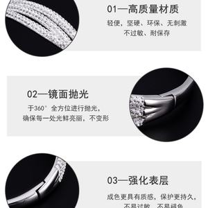 Proveedor OEM de Joyería, Pulseras para Mujer, Circonita Cúbica 3A+, Dijes con Incrustaciones de Circonita, Pulseras de Acero Inoxidable para Mujer - Product Image 6
