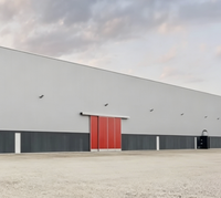 Structure en acier industrielle pour garage et entrepôt préfabriqué avec ossature métallique, haute résistance au vent (121+ mph)