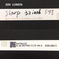 XIN LUMEN Strip Lampu Latar LED TV 32 Inci Tajam 2 Buah 5LED 610Mm EVERLIGHT LBM320E0501-JJ-3 F1835B13 B470WJ22