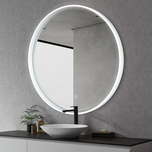 Hiện đại Vòng LED Gương treo tường cảm ứng chuyển đổi màn hình thông minh gương cho phòng tắm vòng gương Đối với trang chủ - Product Image 1