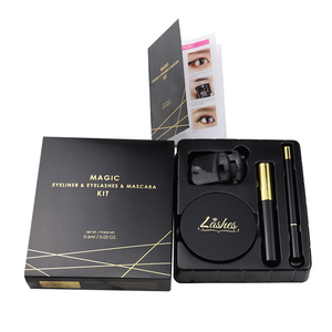 Kit de <span class=keywords><strong>faux</strong></span> <span class=keywords><strong>cils</strong></span> magnétiques à marque privée avec eye-liner et mascara magnétiques - Kit de <span class=keywords><strong>cils</strong></span> sans colle pour la vente en gros OEM/ODM - Product Image 2