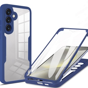 Funda Protectora de 360 Grados para Samsung Galaxy A56 A26 A36 A16, Transparente, TPU+Acrílico+PET, Protector de Pantalla Frontal - Product Image 4