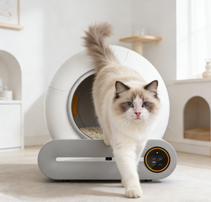 Caja de Arena Inteligente para Gatos, <span class=keywords><strong>Autolimpiable</strong></span>, con Control de Olores, Fácil de Limpiar, Material ABS, Gran Capacidad, ¡Oferta! - Product Image 4