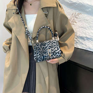 Bolso bandolera retro de alta calidad con estampado de leopardo para mujer, bolso de mano tipo cartera de moda, venta al por mayor de bolsos para mujer - Product Image 4