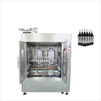 Machine de remplissage de haute précision à moteur servo-piston 100-1000 ml pour fûts chimiques, tubes, bouteilles en plastique/verre/métal, automatique 6/8
