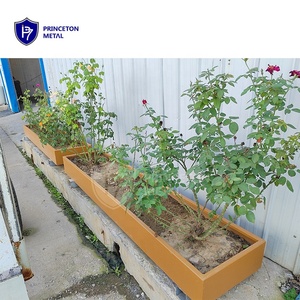 Hiện đại tối giản chống ăn mòn bột tráng hình chữ nhật nhôm trồng hộp cho vườn, Patio và thương mại cảnh quan - Product Image 3