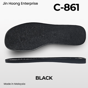 Jin Hoong Women's Lightweight Durable Anti-Slip PVC C-861 Black Outsole <b>Water</b>-<b>Resistant</b> Slippers - Product Image 3