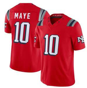 Maillots de football des rivalités de la Nouvelle-Angleterre 10 Drake Maye 12 Tom Brady 8 Diggs Carbon Fashion Stitched USA Football Team Jersey Shirt - Product Image 5