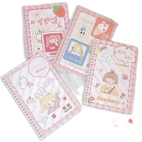 Carnet A5 personnalisé avec couverture imprimée anime mignon, journal intime, papeterie étudiante, ensemble cadeau en gros