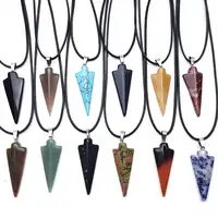 Wholesale Malachite Pendants Best Quality Pendants Gemstone crystal double point chakra pendulum for necklace