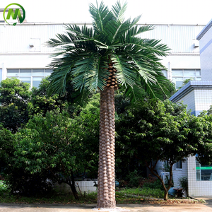 Grand palmier artificiel <span class=keywords><strong>d</strong></span>écoratif avec tronc en fibre de verre pour plantes de jardin tropical, vente en gros - Product Image 1