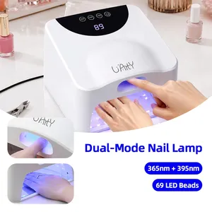 เครื่องอบเล็บ LED แบบสองโหมด 24W พร้อมหลอด LED 69 ดวง อบแห้งเร็ว สำหรับเจลทำเล็บ ระบบเซ็นเซอร์อัจฉริยะ อบแห้งได้ทั้งมือทั้งสองข้าง นิ้วโป้ง และนิ้วเท้าเดี่ยว - Product Image 2