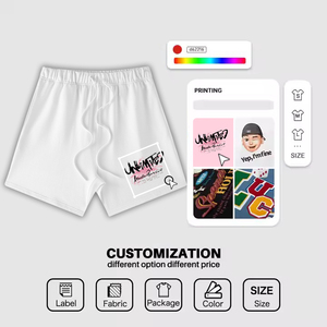 Pantalones Cortos Deportivos para Hombre HG2103, Calidad Premium, Estilo Board Shorts con Logotipo FOG Personalizado, Cintura Media, Largo hasta la Rodilla, Esenciales de Hip Hop - Product Image 5