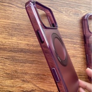 เคสโทรศัพท์อะคริลิกแม่เหล็กแบบด้าน หมุนได้ 360 องศา ผิวสัมผัสทราย ผลิตด้วยวิธีฉีดขึ้นรูป สำหรับ 18 <span class=keywords><strong>Pro</strong></span> และ 18 <span class=keywords><strong>Pro</strong></span> <span class=keywords><strong>Max</strong></span> - Product Image 2