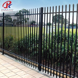 Clôture de jardin en acier galvanisé avec finition en <span class=keywords><strong>fer</strong></span> forgé et grille métallique décorative – Vente directe usine - Product Image 2