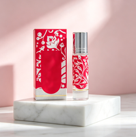 Parfum en spray miniature de haute qualité, original, 10 ml, pour femmes, parfum léger à la rose, longue durée, flacon de parfum moderne arabe, pour tous les jours