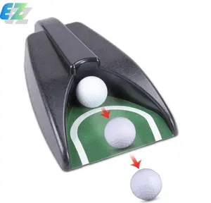 カスタムロゴゴルフトレーニングエイドゴルフボール自動パットリターナーゴルフトレーニング用自動リターンデバイス