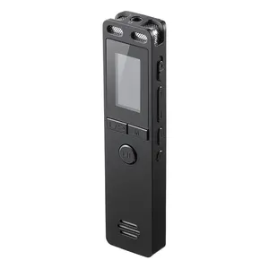 Neues Design 8 GB 16 GB 32 GB schwarzer Digitaler Lautrekorder MP3-Player Stift Mini-Audio-Recorder
