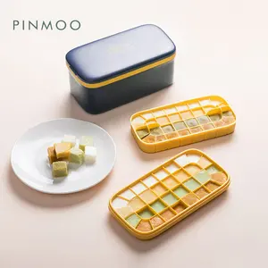 Pinmoo原创设计潘多拉硅胶冰块托盘 2 件 32 平方立方体制造商每托盘适合婴儿食品