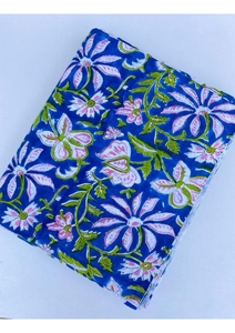 Tissu en coton 100% imprimé à la main traditionnellement, tissu doux imprimé à la main naturellement, vendu au mètre au prix d'usine, fournisseur OEM ODM - Product Image 3