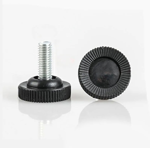 Vis à molette zinguée pour pieds réglables ou patins de meubles, vis filetée pour base de meuble, pied de nivellement pour glissière de meuble - Product Image 3