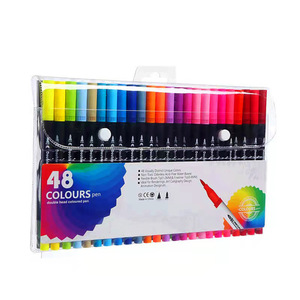 Juego de rotuladores de acuarela de 12 colores con punta doble para principiantes y útiles escolares - Product Image 3