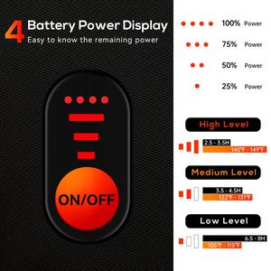 <span class=keywords><strong>Gants</strong></span> de Ski Chauffants Wasoto 7.4V USB Rechargeables au Lithium <span class=keywords><strong>pour</strong></span> Hommes et Femmes - Product Image 3