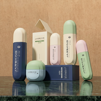 30 ml 50 ml 100 ml 120 ml Personnalisé Givré Vide Pompe Lotion Cosmétique Emballage Luxe Verre Soin de la Peau Bouteilles et Pots Ensemble