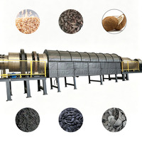 Four de carbonisation de bois à économie d'énergie, four de torréfaction rotatif continu, leader de l'industrie de la carbonisation, pour la production de charbon actif à partir de balles de riz