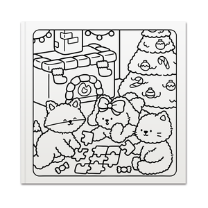 Cuốn sách tô màu bạn bè ngọt ngào nhóm Thiết kế quyến rũ cuốn Sách tô màu đơn giản thú vị cho mọi lứa tuổi - Product Image 5