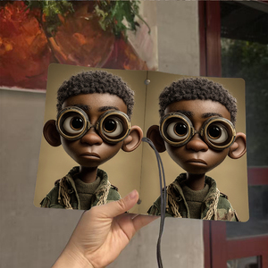 Журнал в античном стиле, подходящий для заметок архитекторов и дизайнерских проектов инженеров с очками для мальчиков - Product Image 6