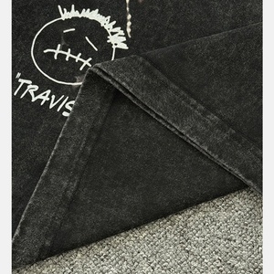 Acid Wash Cotton Custom Printed Oversized <b>Y2k</b> Breathable Heavyweight Men's T-<b>Shirt</b> - Product Image 5