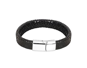 New Simple 2026 Fashion <b>Adjustable</b> <b>Bracelet</b> Brown Genuine Leather Cuff Cowhide <b>Bracelet</b> - Product Image 3