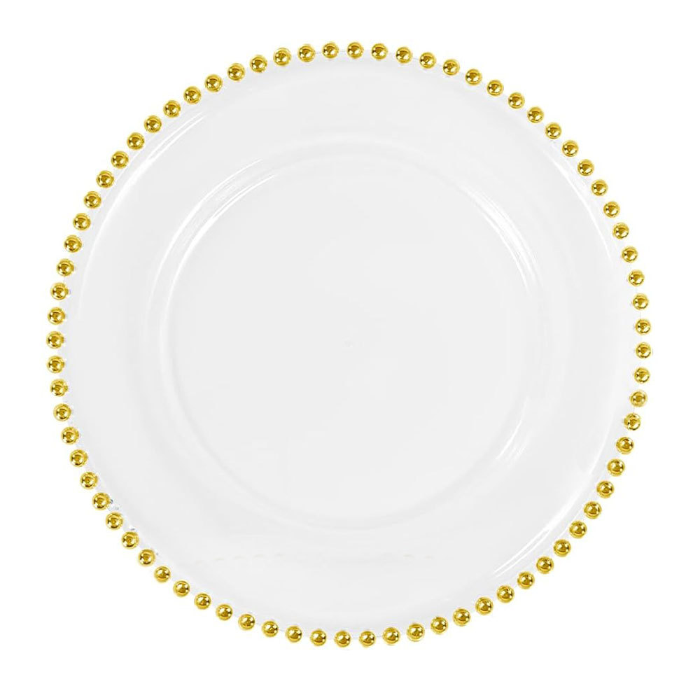 Gold Beaded Rim