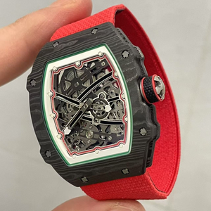 Reloj Mecánico Automático Tourbillon Ultrafino de Fibra de Carbono de 7.8mm <span class=keywords><strong>RM</strong></span> 6702, Reloj de Diseño de Lujo de Alta Calidad con Correa de Nylon y Caucho - Product Image 4