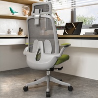 Vente en gros de chaise de bureau d'ordinateur confortable et pivotante chaise de bureau ergonomique en tissu maillé à bascule moderne et mobile de luxe