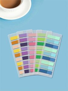 Nuevas pegatinas de índice de 5 colores degradados, pegatinas de papelería para niños, pegatinas para corregir errores - Product Image 6
