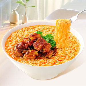Délicieux promo Vente en gros d'aliments asiatiques Vente chaude Soupe de côtes de porc braisées Nouilles instantanées Traitement frit hypocalorique - Product Image 2