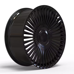 Rines Forjados para Automóvil BOLUN, Fabricante de Rines, Negro Brillante Personalizado, 24*10 Pulgadas, 6*139.7, para <span class=keywords><strong>Cadillac</strong></span> Escalade - Product Image 4