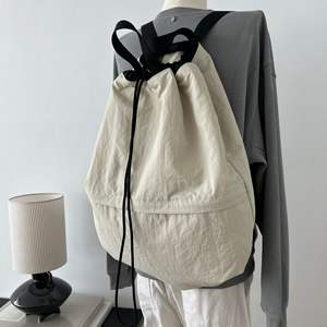 Mochila de Nailon Ligera de Moda Coreana Personalizada, Bolsa de Viaje para Niñas, Mochila Escolar con Cordón, Mochila Impermeable de Nailon - Product Image 4