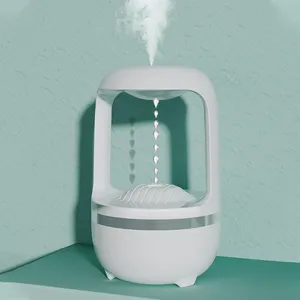 Mini Humidifiers for Home Ultrasonic 500ml Small Cool Mist Air Humidifier Waterless Auto-Off