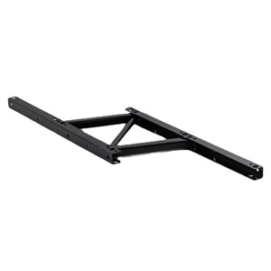 Support de table basse en forme de Z, hauteur réglable, longueur 380 mm, acier laminé à froid, quincaillerie fonctionnelle peu encombrante - Product Image 4