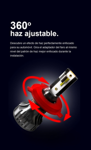 54W 9000LM H4 6000k Blanc LED Phares Haut-Bas Faisceau Voiture Lumières Ventilateur <span class=keywords><strong>De</strong></span> Refroidissement Canbus Compatible H1 H4 Modè<span class=keywords><strong>le</strong></span> Autre Autos Auto EV - Product Image 2