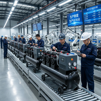 Compresor de Aire Portátil Silencioso Sin Aceite SC-123-120L con Gran Potencia de Salida y Gran Facilidad de Operación